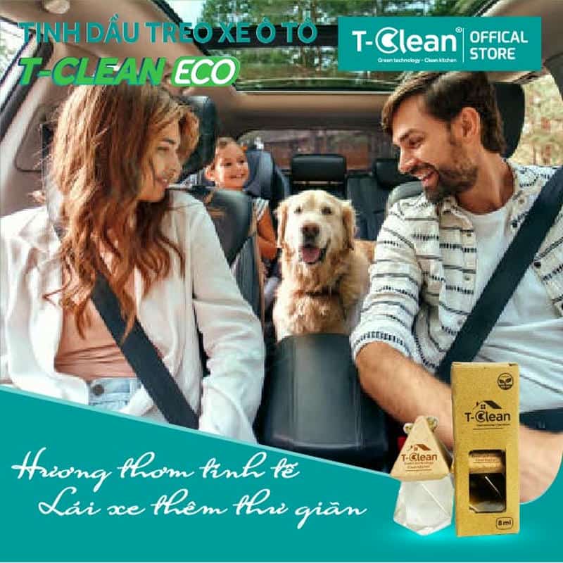 Tinh Dầu Treo Xe Ô Tô T-Clean Chai 8ml Tinh Dầu Treo Xe Ô Tô T-Clean Chai 8ml
