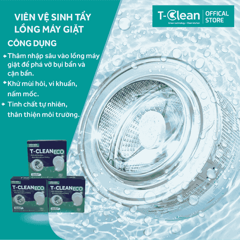 Viên Vệ Sinh Máy Giặt